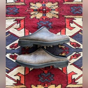 Blundstone Dark Brown Slip-On Mules